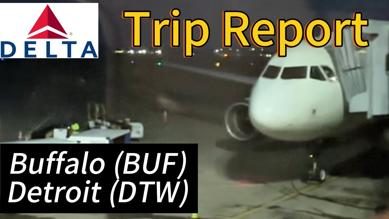 🇺🇸TRIP REPORT | DELTA | Buffalo ( BUF) Detroit ( DTW)