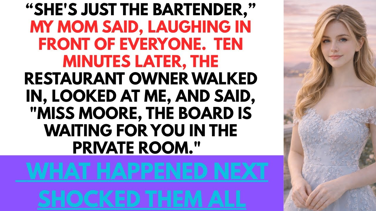 They Mocked Me for Being a Bartender — Until I Bought the Venue and Stole the Spotlight