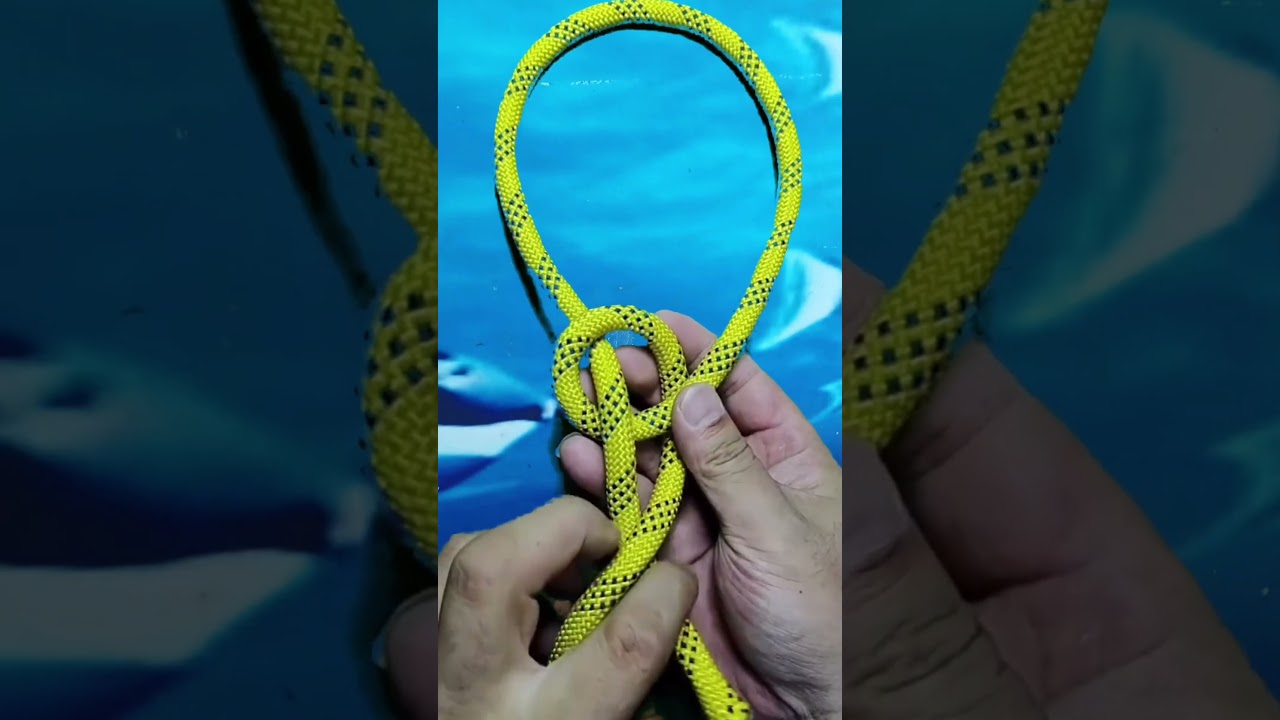 How to tie a leash for pets. #relaxingmusic #strongknot #crochet