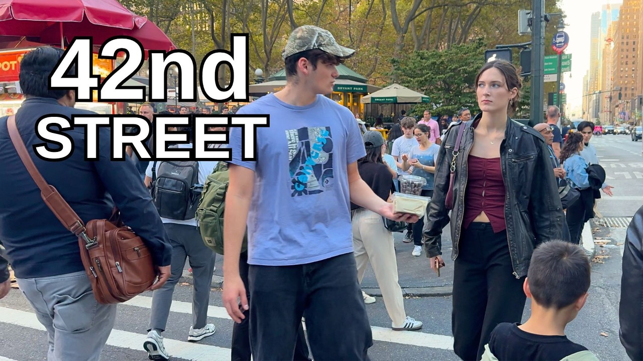 NEW YORK CITY Walking Tour [4K] - 42nd STREET