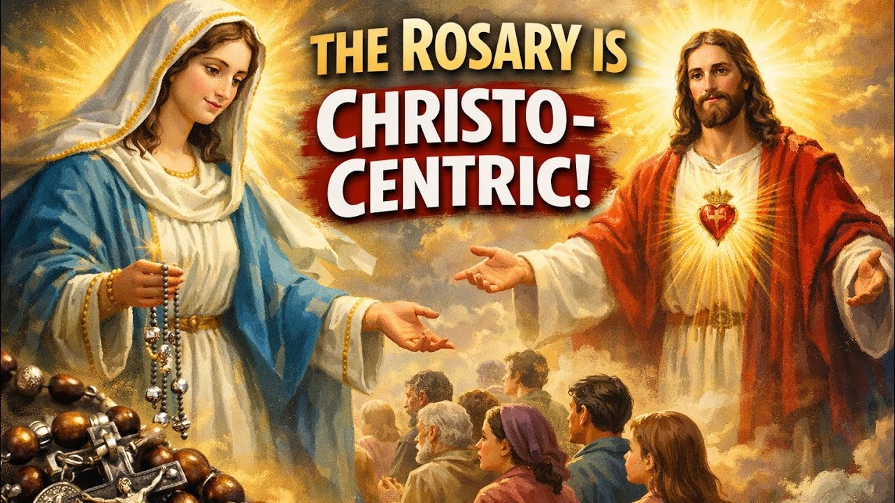 The Rosary is Christo centric #rosary #faith 