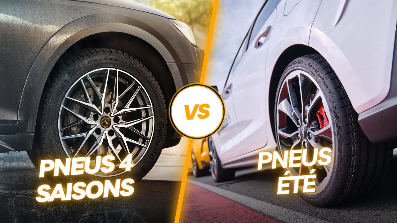 Continental &ndash;  Pneus 4 saisons vs Pneus &eacute;t&eacute;