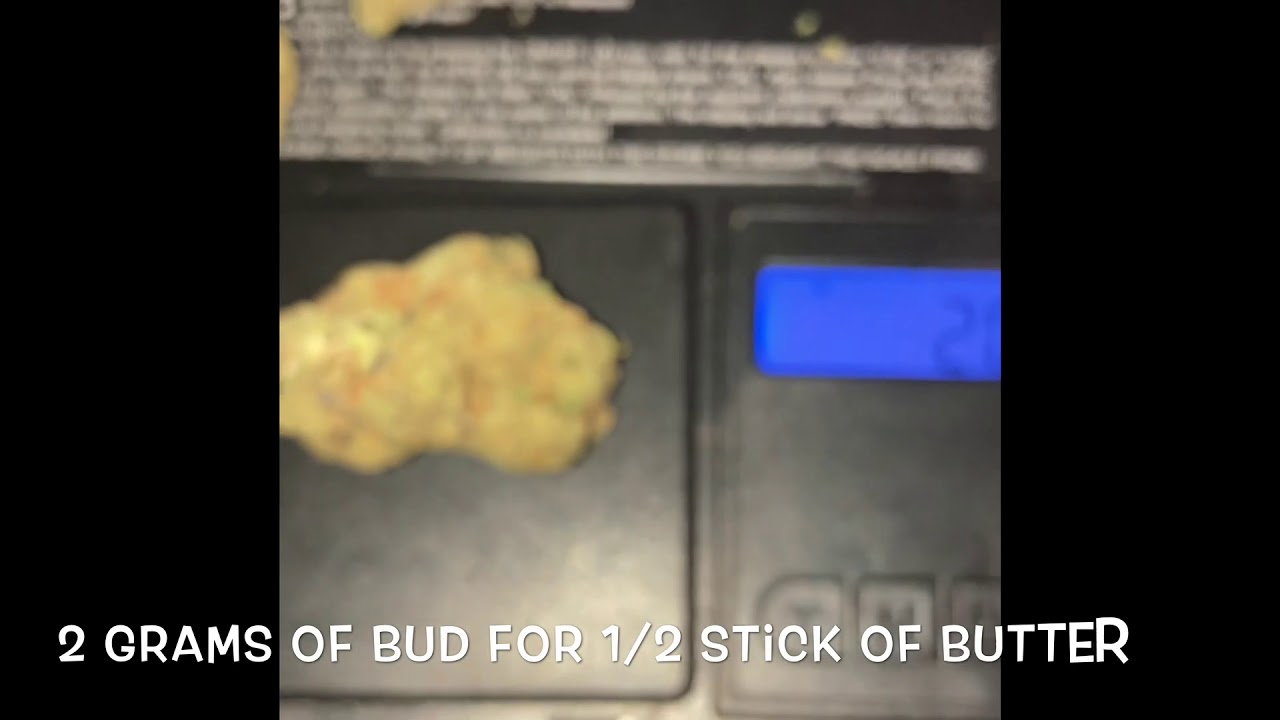 How to make a small batch of Cannabutter