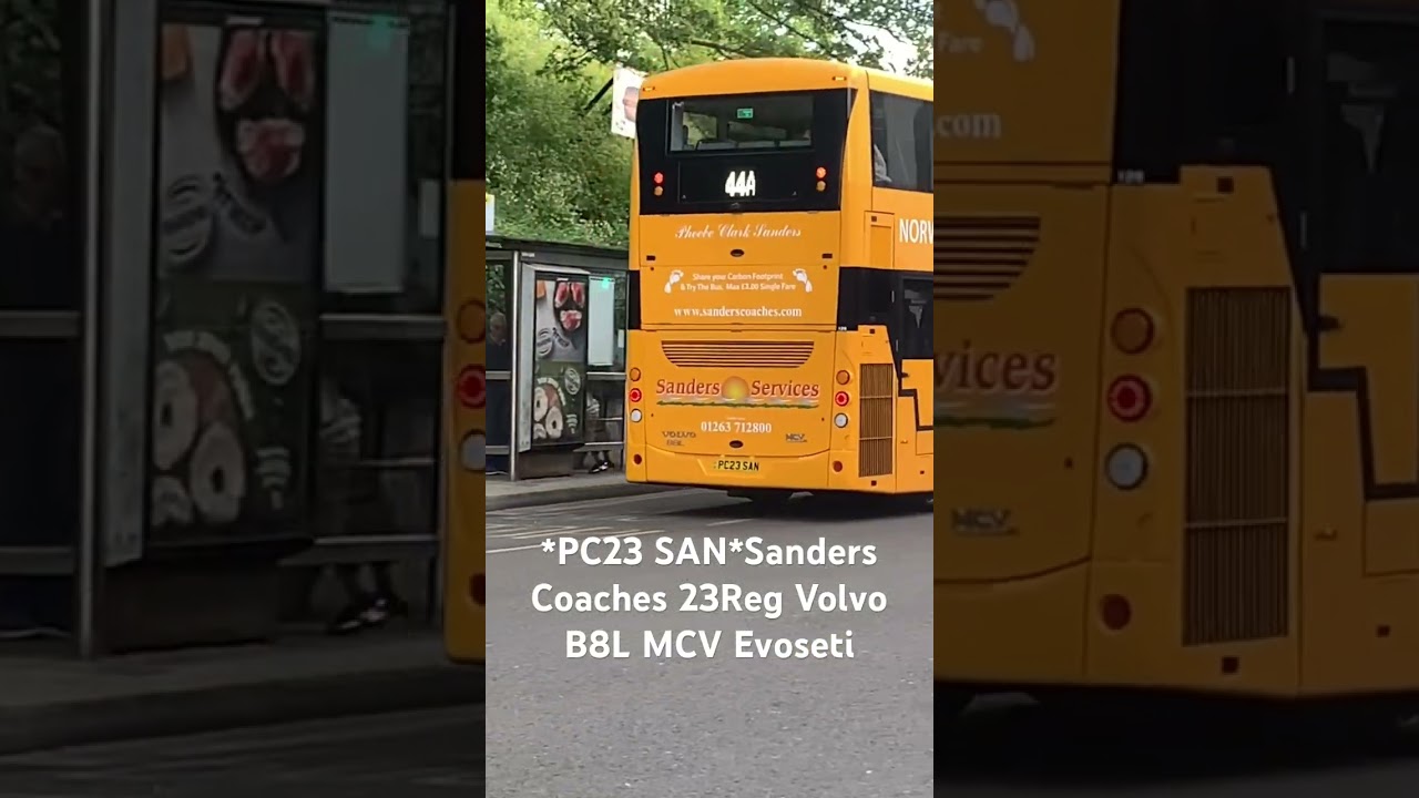 *PC23 SAN*Sanders Coaches 23Reg Volvo B8L MCV Evoseti