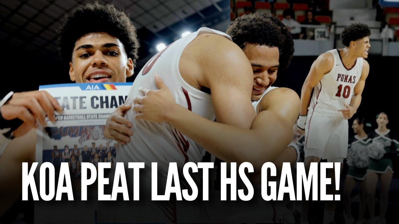 Koa Peat Makes HISTORY In Last HS Game? Open State Championship Game Full Highlights