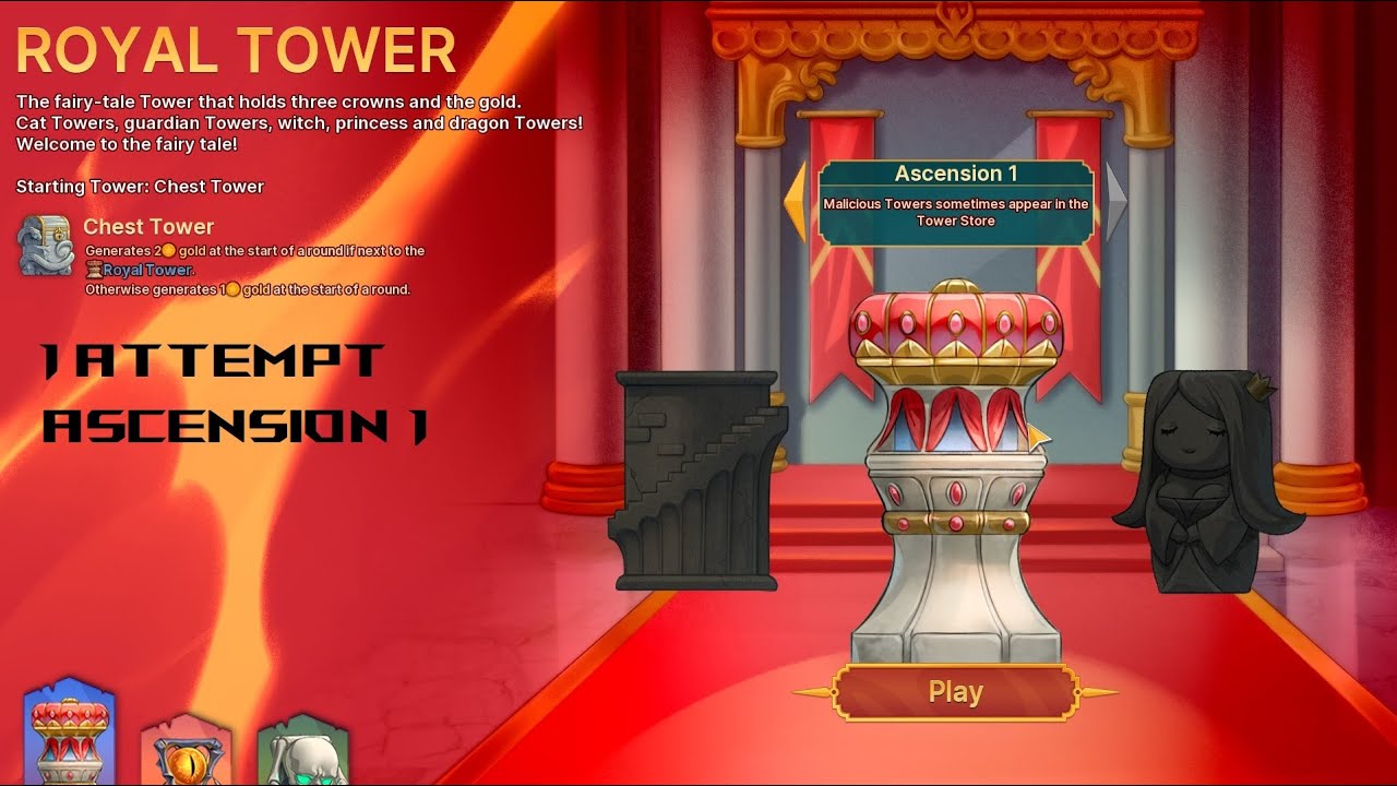 Ascension 1 - Royal Tower - Playthrough - Epic Auto Towers