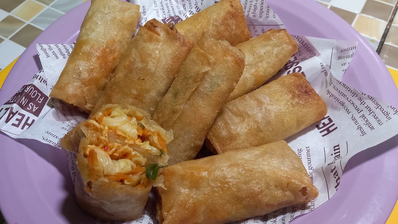 LUMPIA ISI AYAM SUWIR PEDAS || #lumpia #jajanankekinian #idejualan