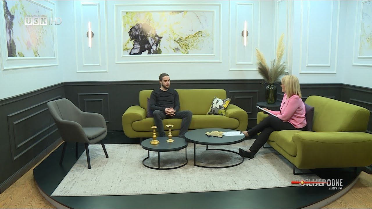 Poslijepodne uz RTV USK - gost Enes Kozličić, akademski glumac