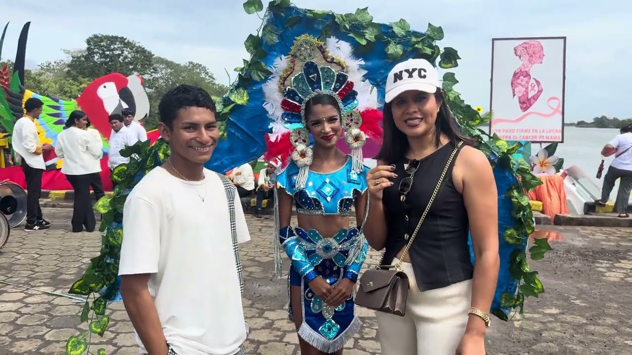 La creatividad de Nicaragua es increíble!!! CARNAVAL ACUÁTICO Río San Juan 
