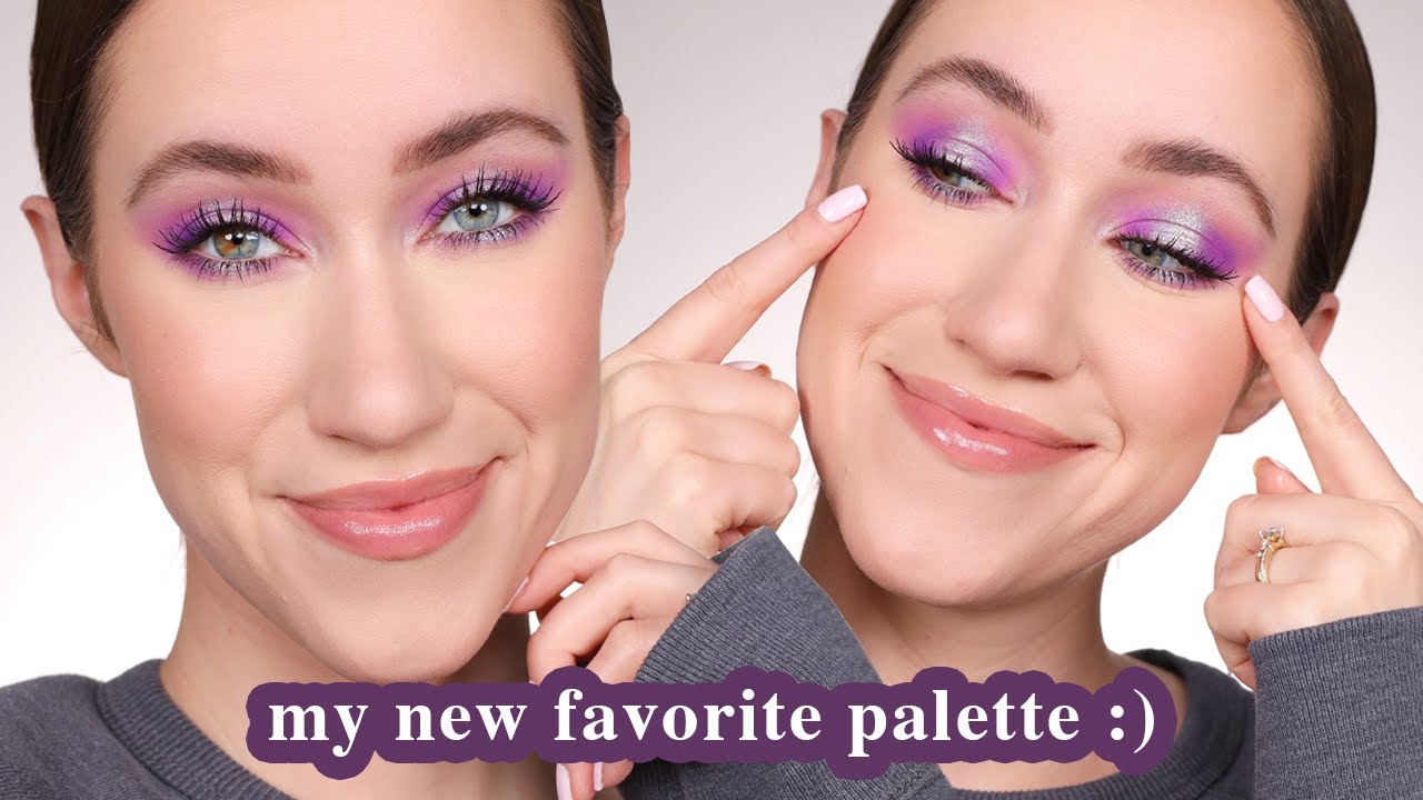Another look with my NEW FAVORITE PALETTE 💜