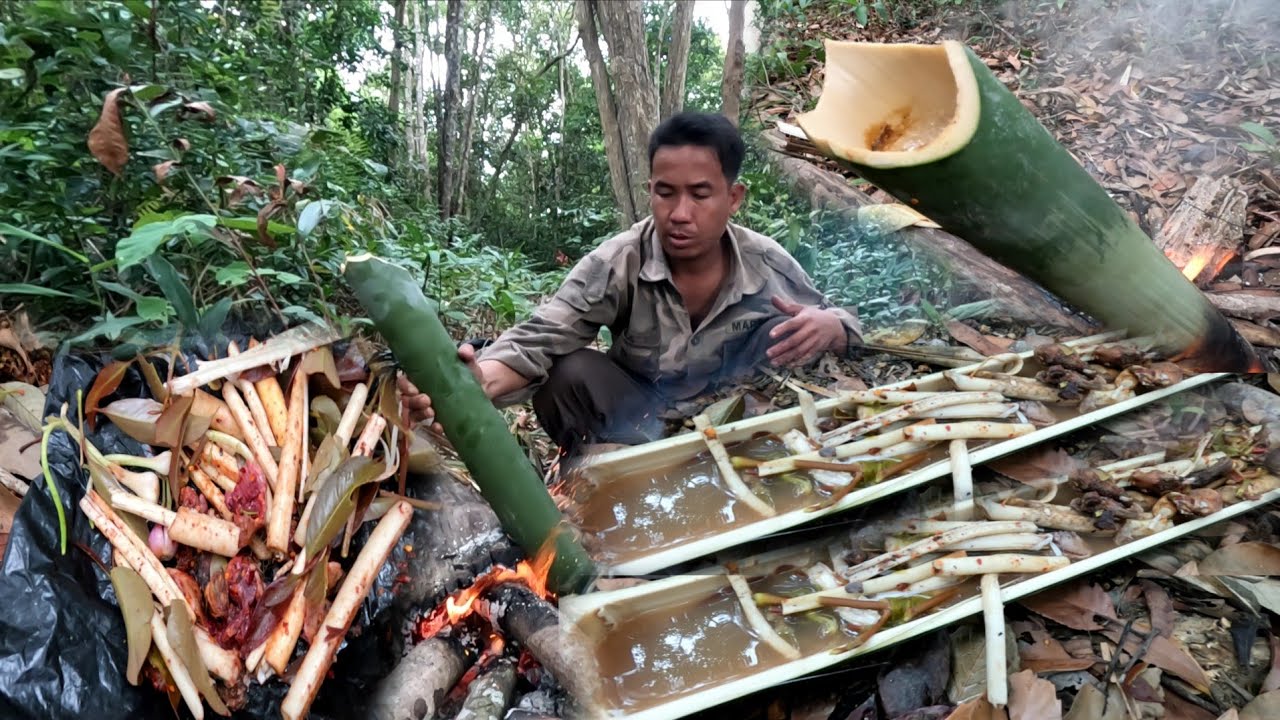 6 มีนาคม ค.ศ. 2026.ເຈີຊາກສັດປ່າ.ກິນຫລາມຫນູຫວາຍ//เจอชากสัตว์ป่า.กินหลามหนูหวาย.