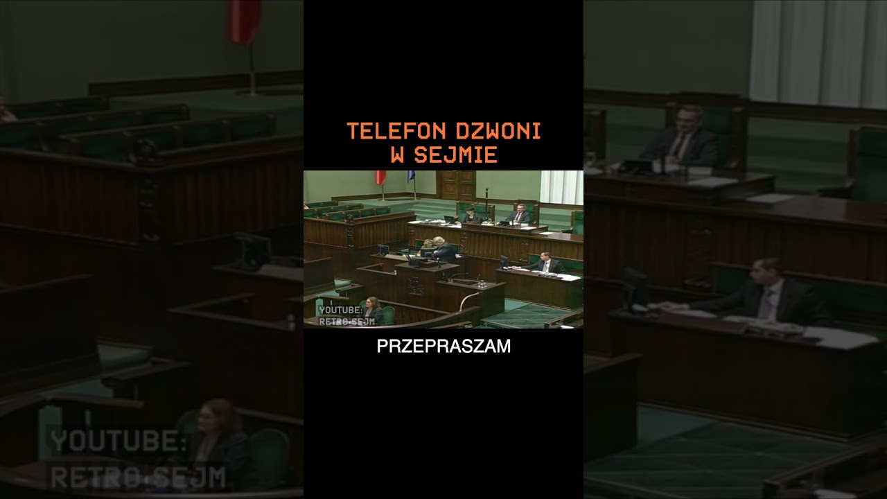 WPADKA: TELEFON DZWONI W SEJMIE