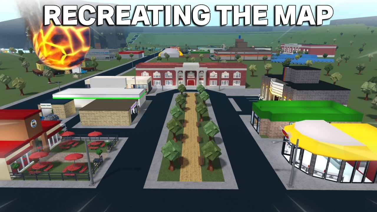 I RECREATED THE BLOXBURG MAP BEFORE IT GETS DELETED