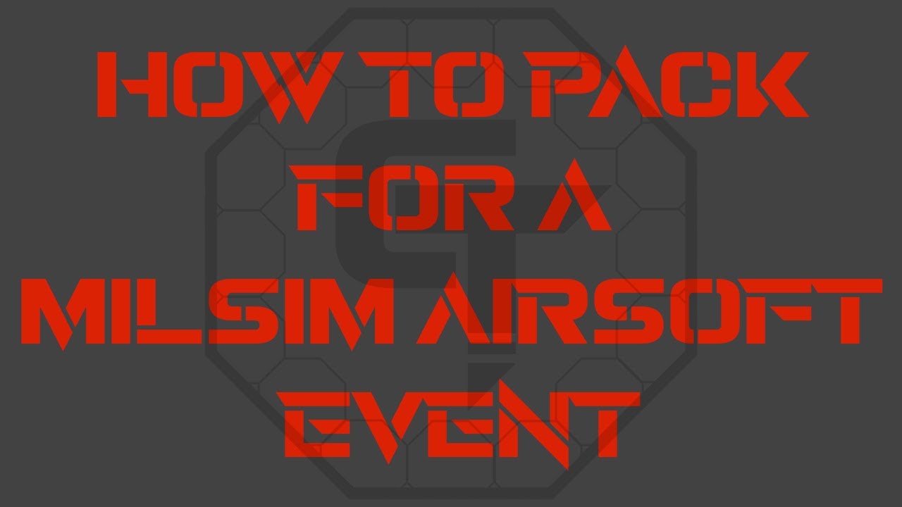 How to Pack for a Milsim Airsoft Event || Grimnir Tactical || A Guide for Beginners!