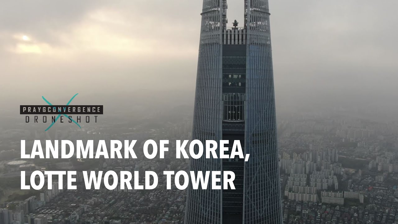 DRONESHOT / LANDMARK OF KOREA, LOTTE WORLD TOWER / 롯데월드타워 드론샷 / DJI MAVIC2 ZOOM / 4K