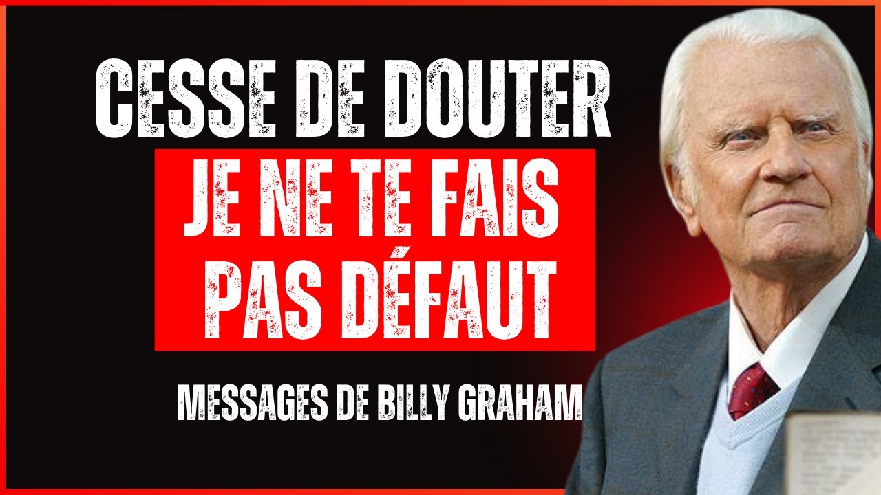 Je ne te fais pas défaut. Cesse de douter, fais confiance à mon amour éternel et tu triompheras