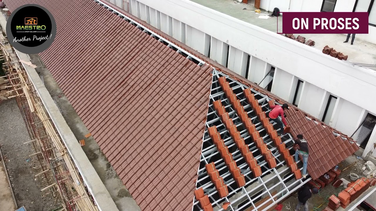 Atap 400 m2 Pakai Genteng KIA Natural