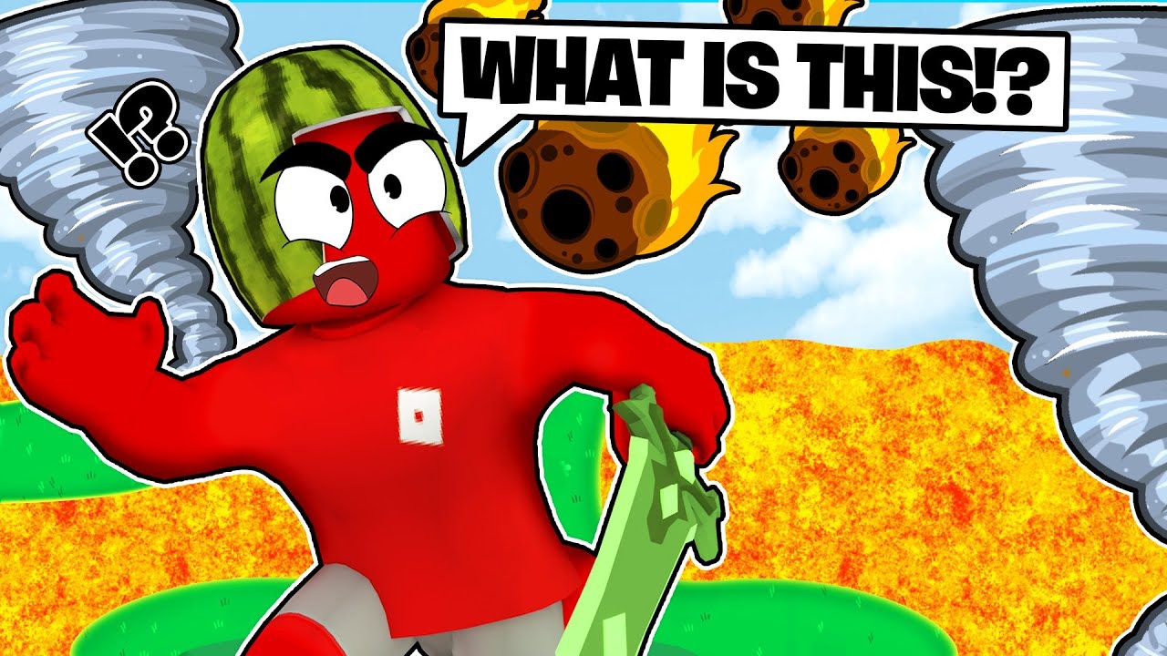 Using FAKE Natural Disasters to PRANK My Friend in Bedwars