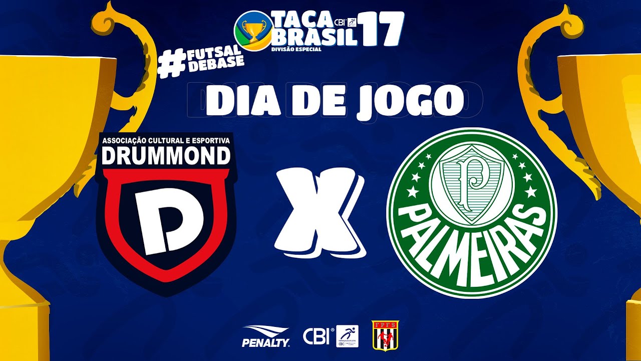 Ta&ccedil;a Brasil CBI Sub 17 Masc. Especial | Col&eacute;gio Drummond x Palmeiras | 5&ordm; e 6&ordm; Lugar | Ao Vivo