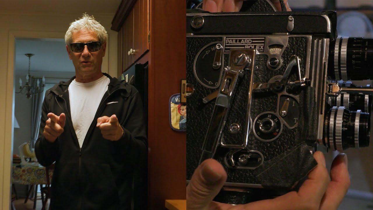 My Dad teaches me how to use the Bolex