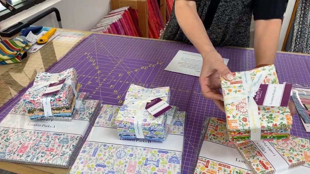 Cary Quilting Company, 4/28/23: New Liberty of London precuts & new patterns