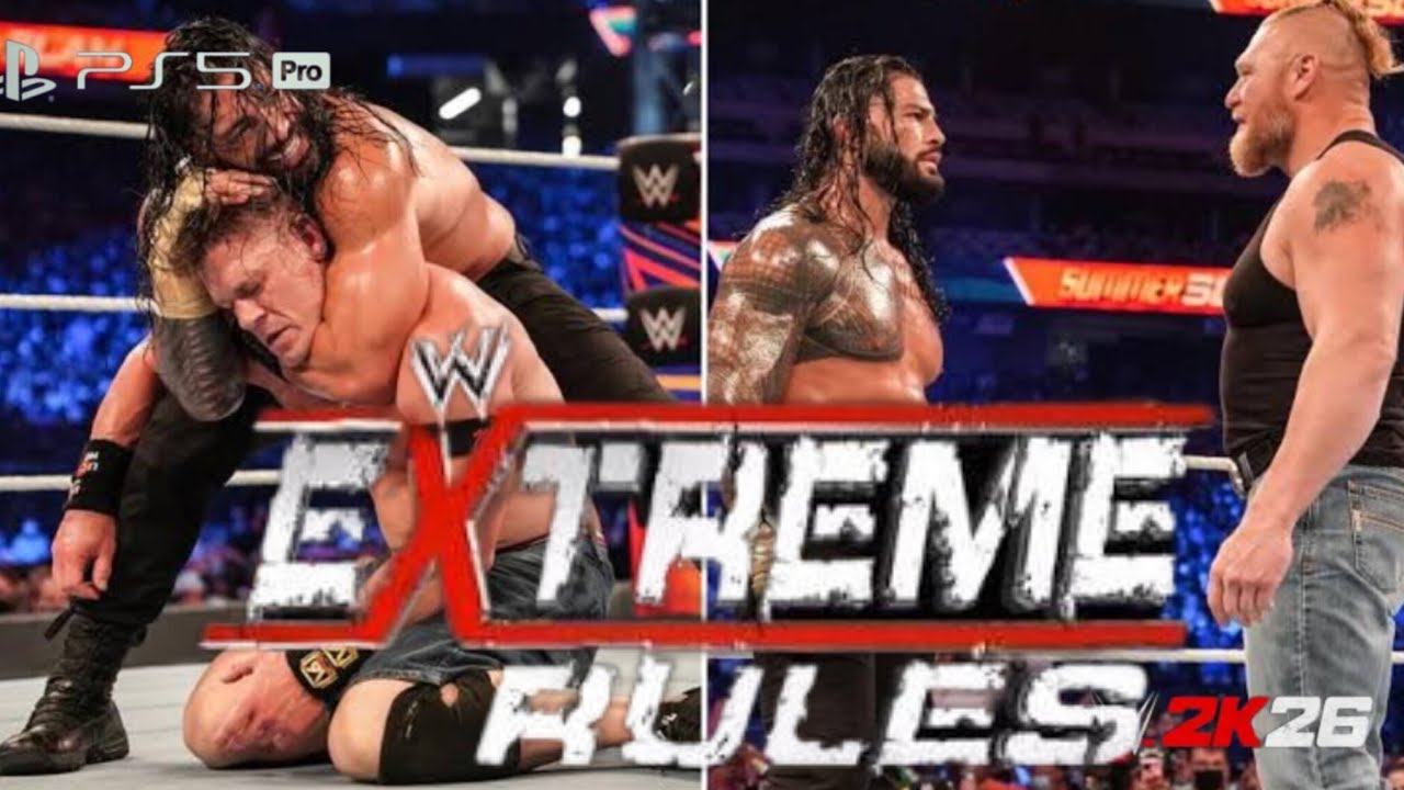 Roman Reigns vs John Cena vs Brock Lesnar – Absolute Chaos