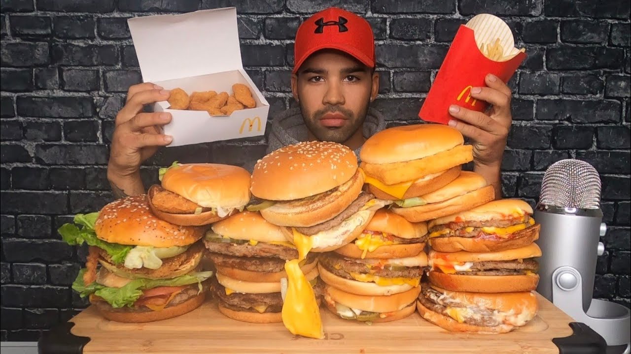 (ASMR) $100 MCDONALD'S MUKBANG