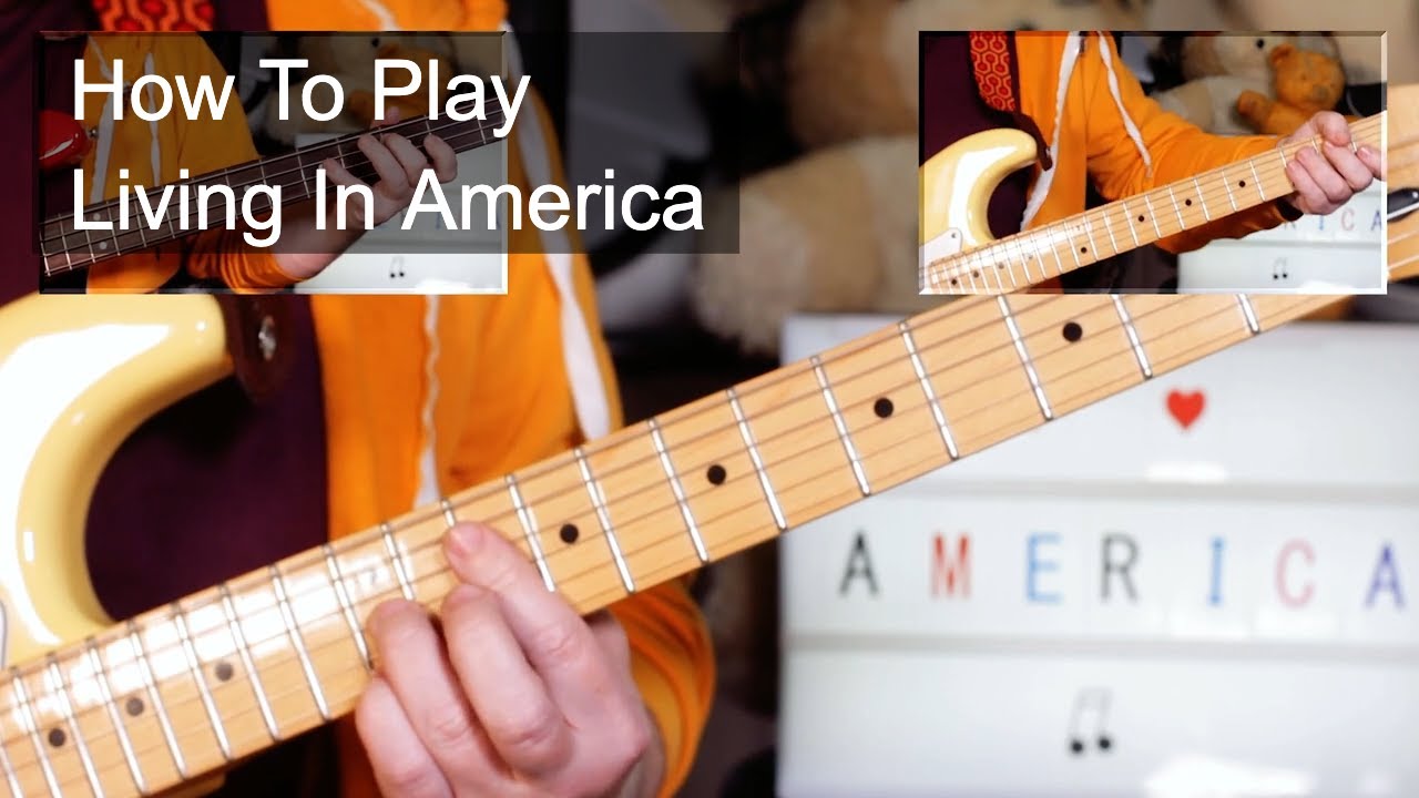'Living In America' James Brown Guitar & Bass Lesson