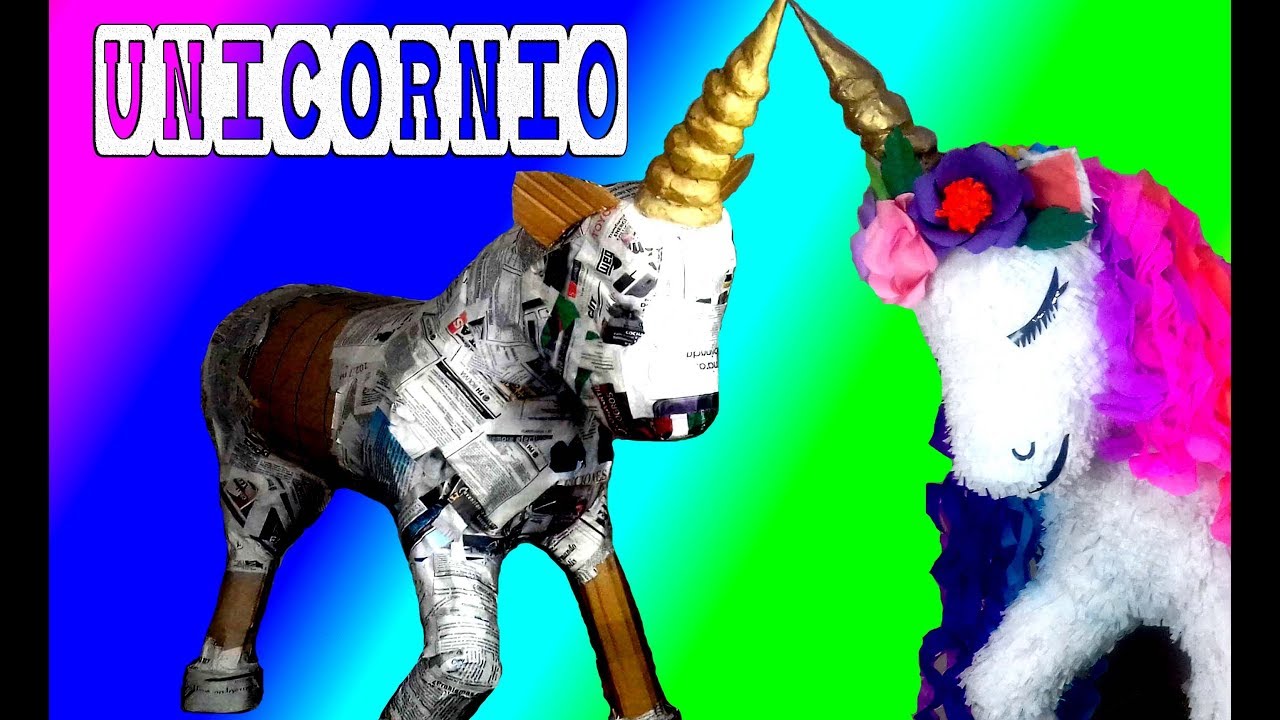 PIÑATA DE UNICORNIO, Armado del cuerpo