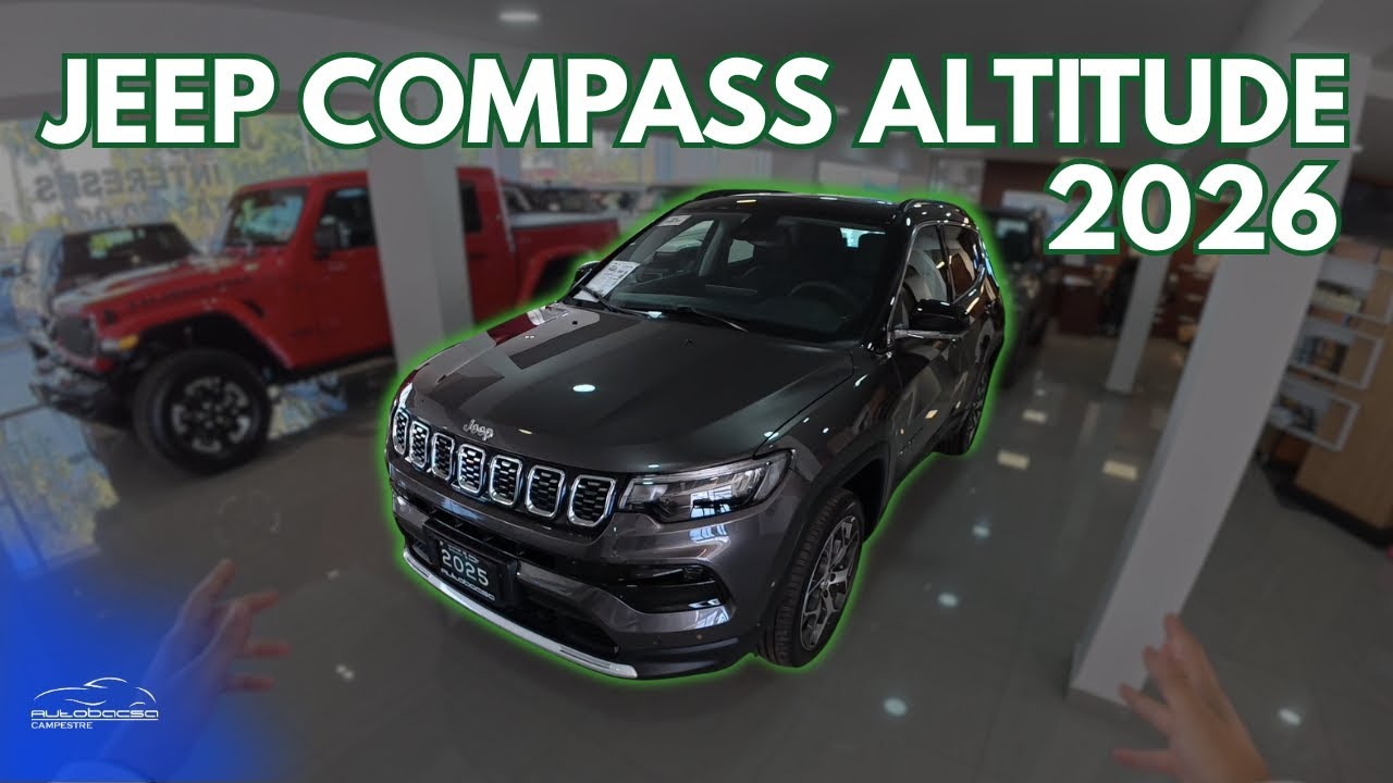 Jeep Compass Altitude 2026 | ESPACIO Y MUY EQUIPADA ✅
