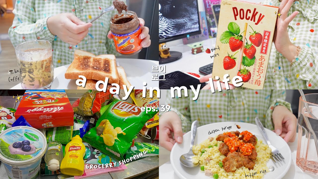 A Day In My Life Anak Kost : Weekend Daily Life 🍞🍓Grocerry Shoppping 🛒🥬 | Cyn can Vlog