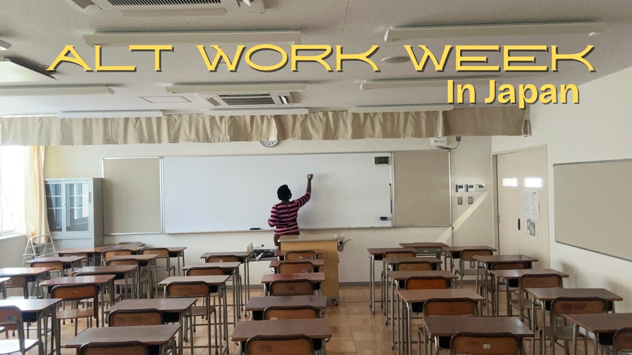 A work week in my life as an ALT in Japan: Teaching as an ALT in Japan, School Lunch, Daily Life 🇯🇵