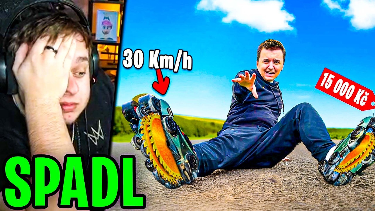 VYZKOUŠEL NEJRYCHLEJŠÍ BOTY NA SVĚTĚ!😱 | Morry REAGUJE na @vitekvencl