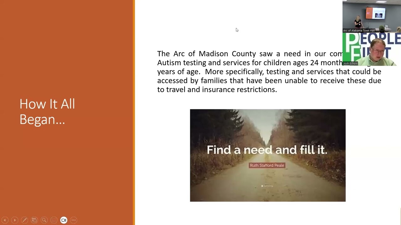 The Arc of Alabama Town Hall: Huntsville.