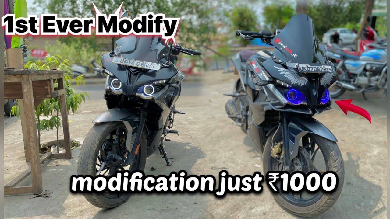 One of best modification of rs200 || under 1000 Rs || rs200 accessories