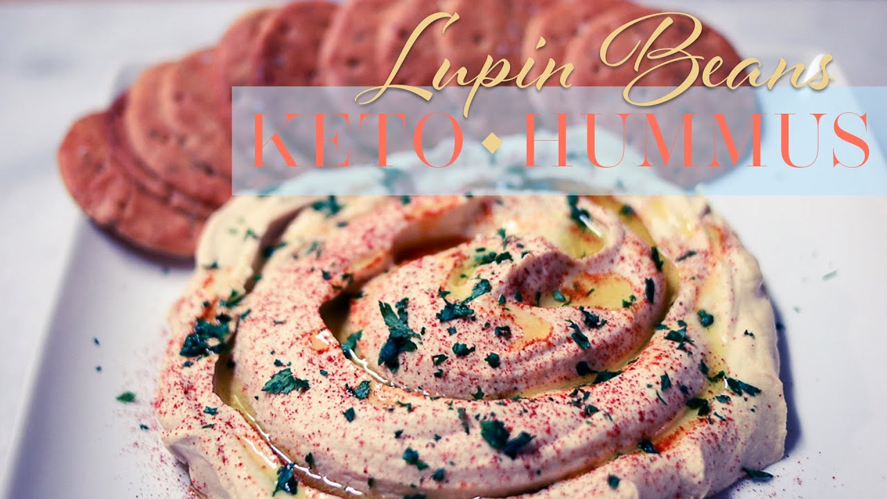 Хумус из люпиновой фасоли (1 г чистых углеводов на порцию!)