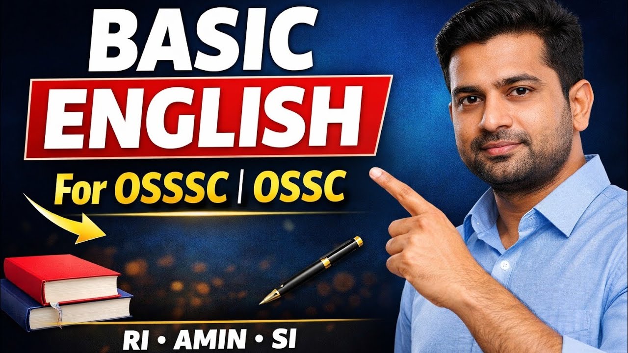 Basic Of English For competitive Exams | Osssc & Ossc | Ri, Amin, Odisha police Si |
