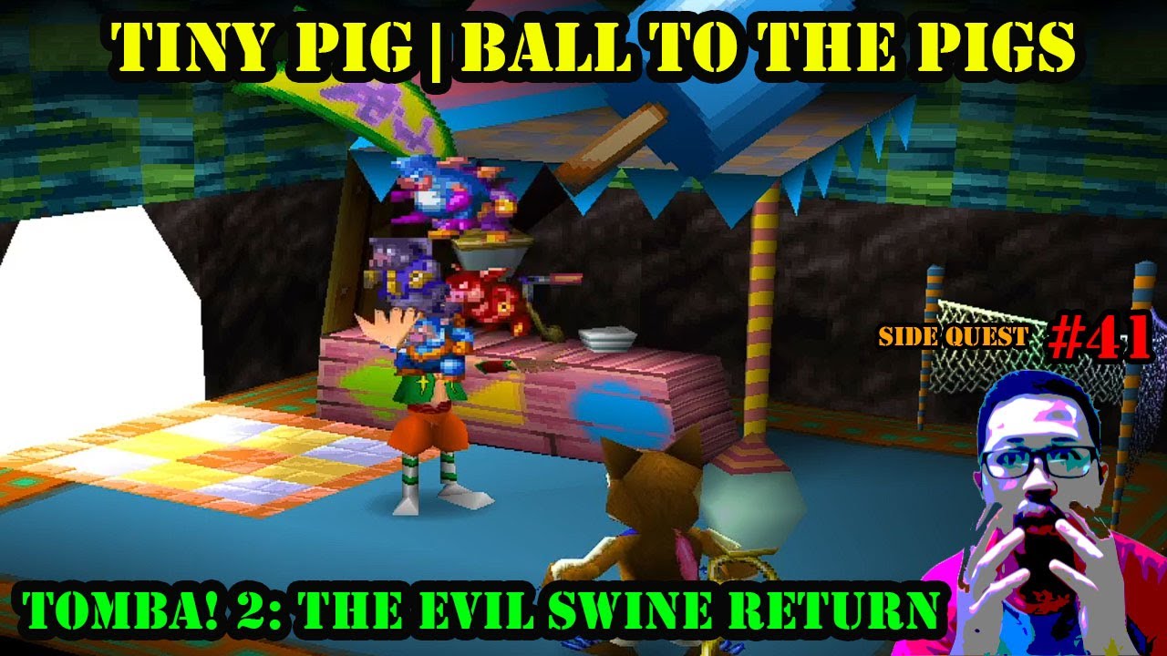 Tiny Flying Flame Ice Ghost Water Pig | Ball To The Pigs - EP41 Tomba! 2: The Evil Swine Return