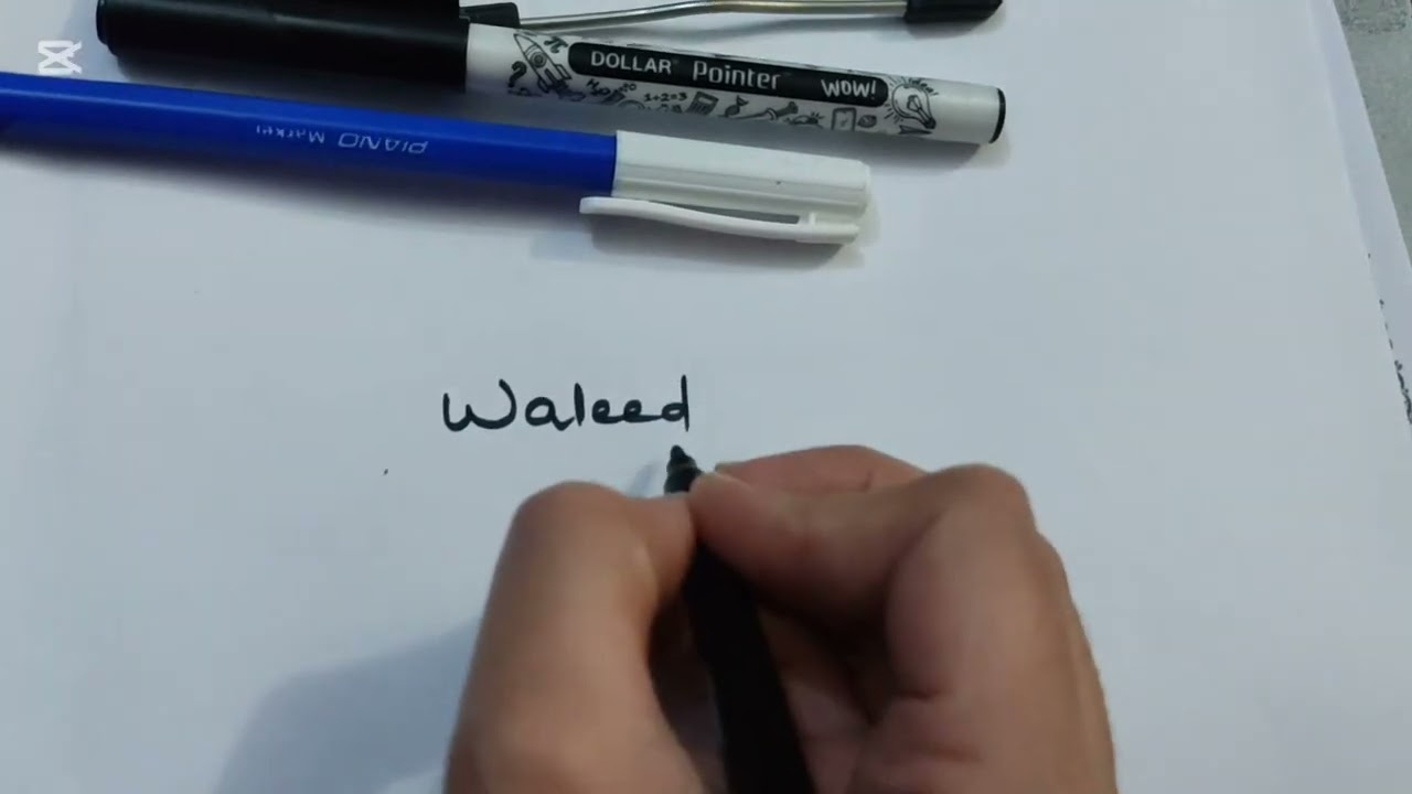 Waleed name signature | easy signature for beginners | signature