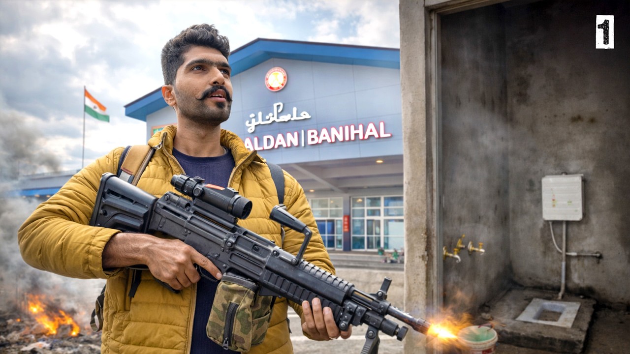 Jammu to Sangaldan and Banihal for📍Kashmir Valley Train😍 Ep1