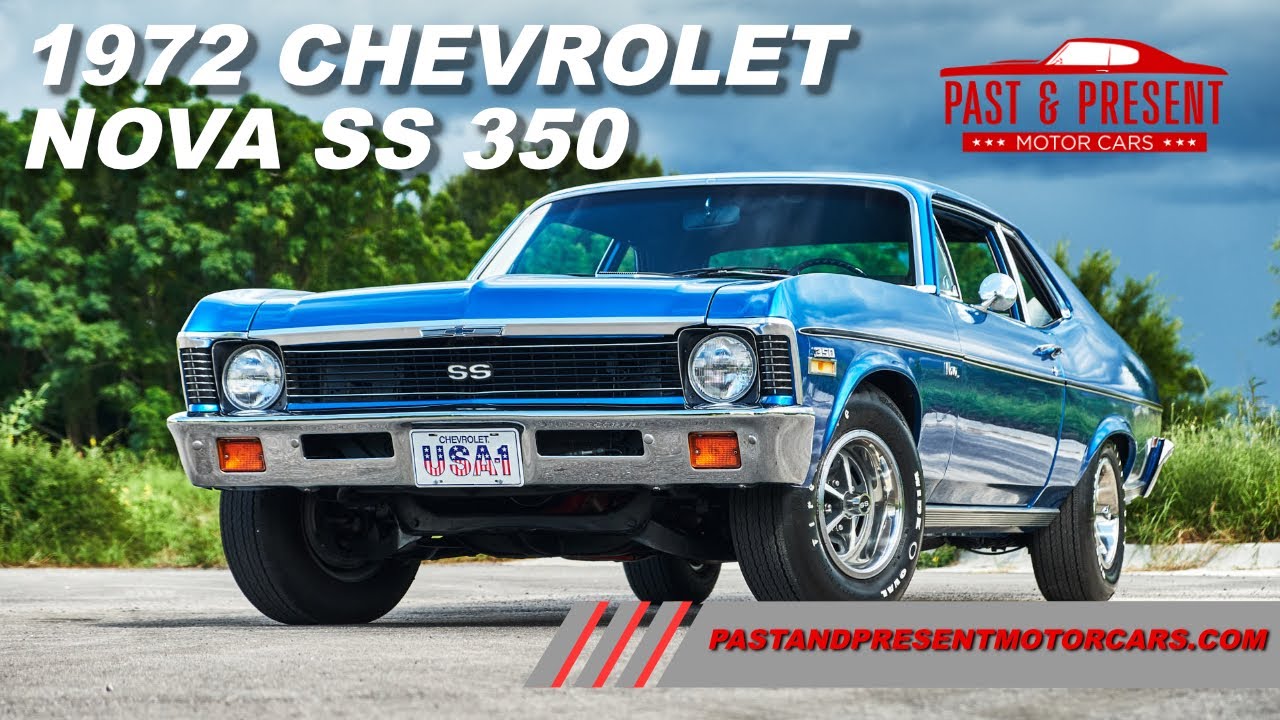1972 Nova SS 350 Mulsanne Blue Matching Numbers 167493
