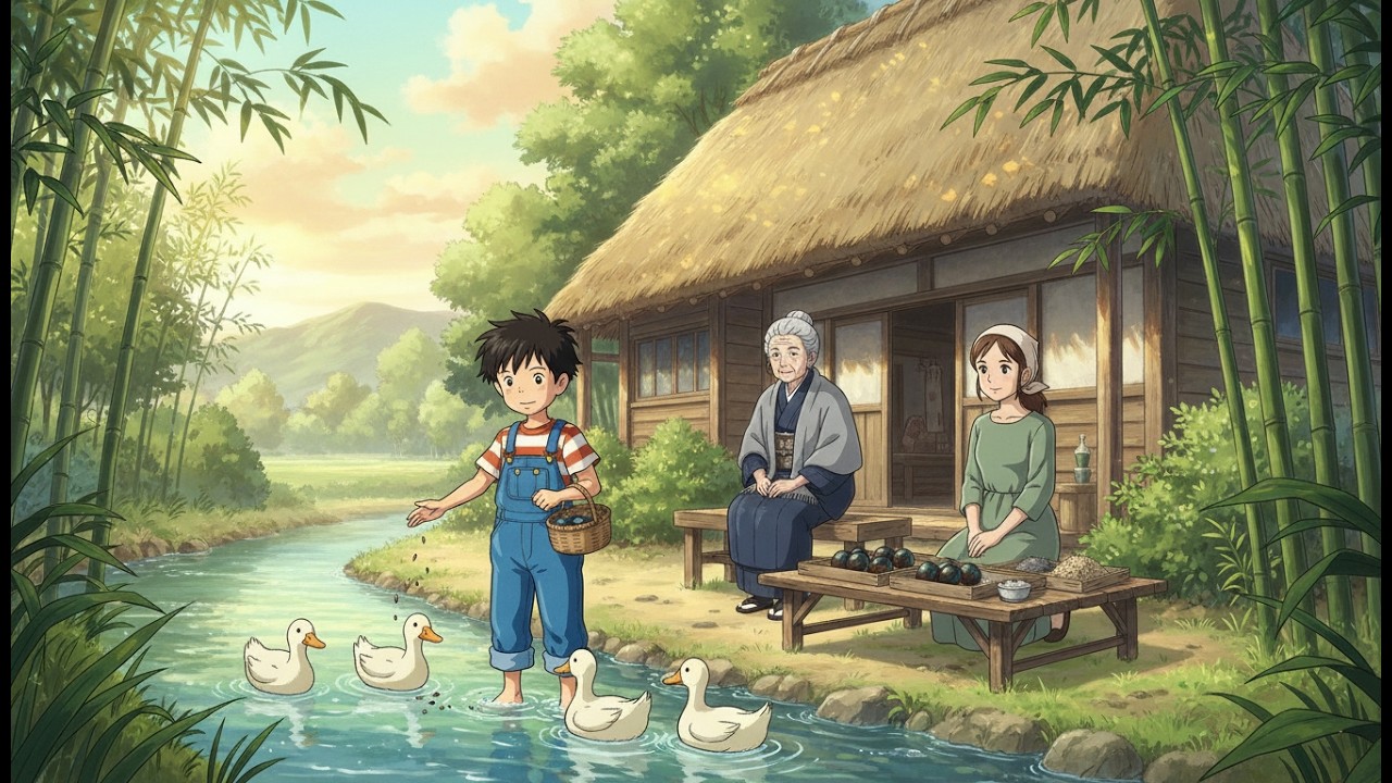 Quiet Forest Living – Making Century Eggs from Scratch & Pork Rice Porridge | Velvet Ghibli Cooking