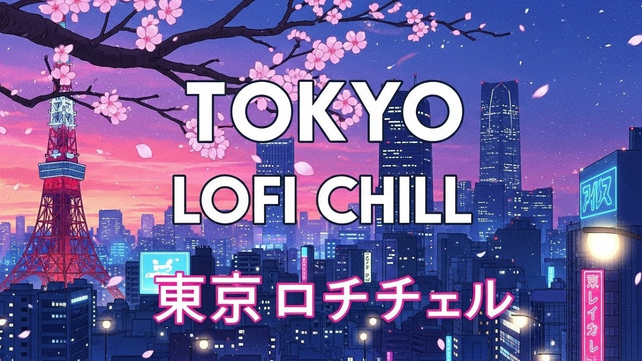 Tokyo Midnight Lofi – 雨とネオンのチルミュージック (Rain & Neon Chill Music)