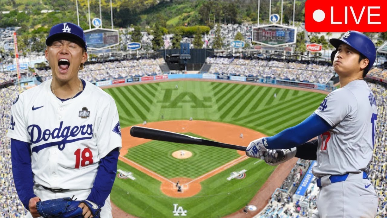 Dodgers Vs Diamondbacks - OPENING DAY - Play By Play Reaction Livestream