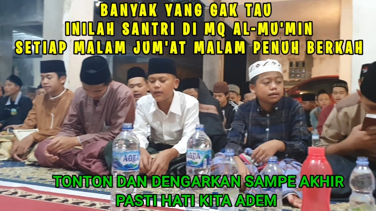 santri mumin ainul mubarok malam jum'at do'a bersama