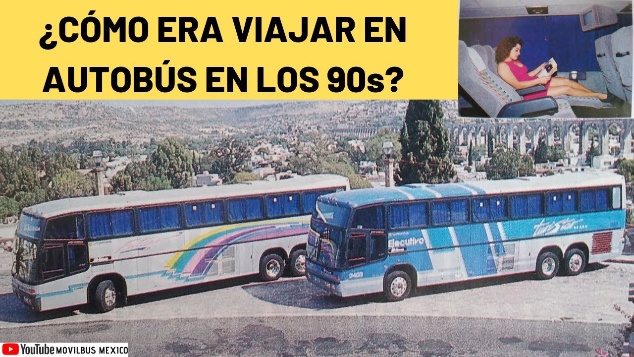 Así se viajaba en autobús en los años 90s