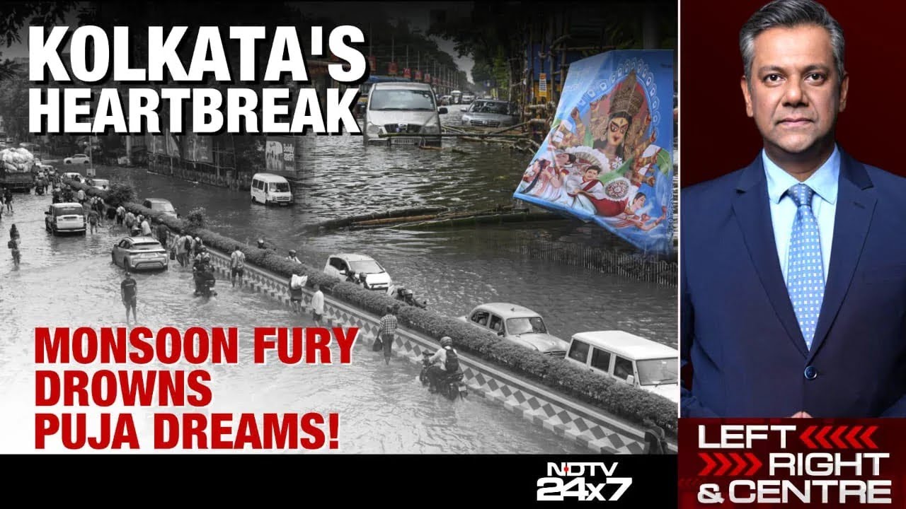Kolkata Rains Latest News | Kolkata's Heartbreak: Monsoon Fury Drowns Puja Dreams