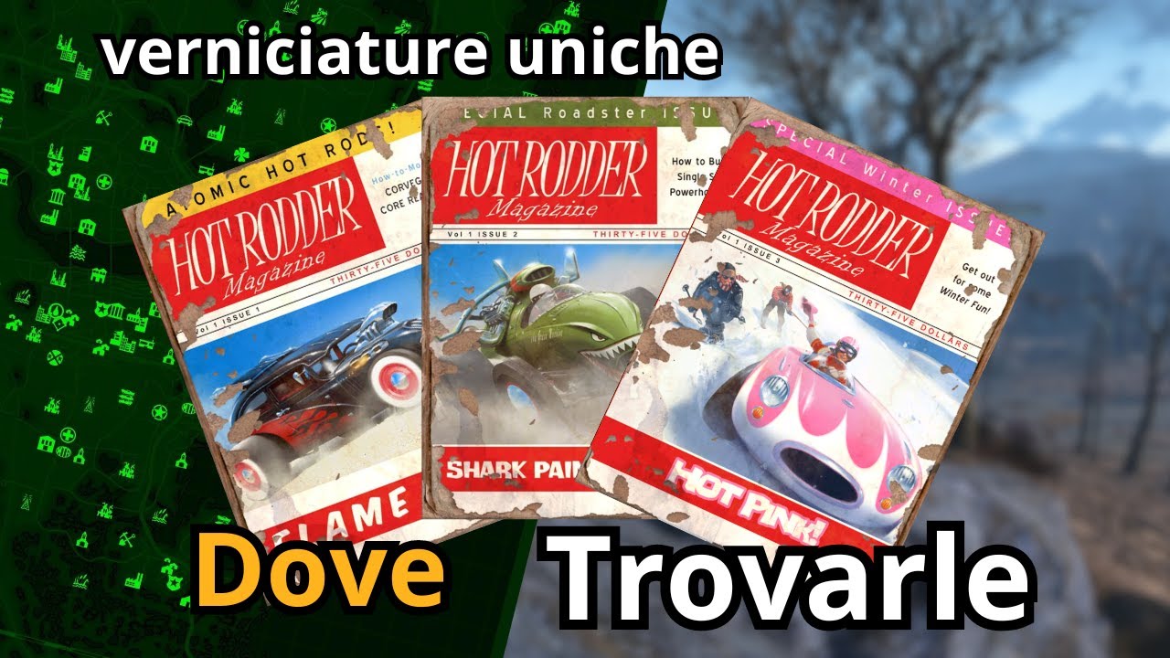 Le 3 riviste Hot Rods su Fallout 4 | Dove trovare Guida