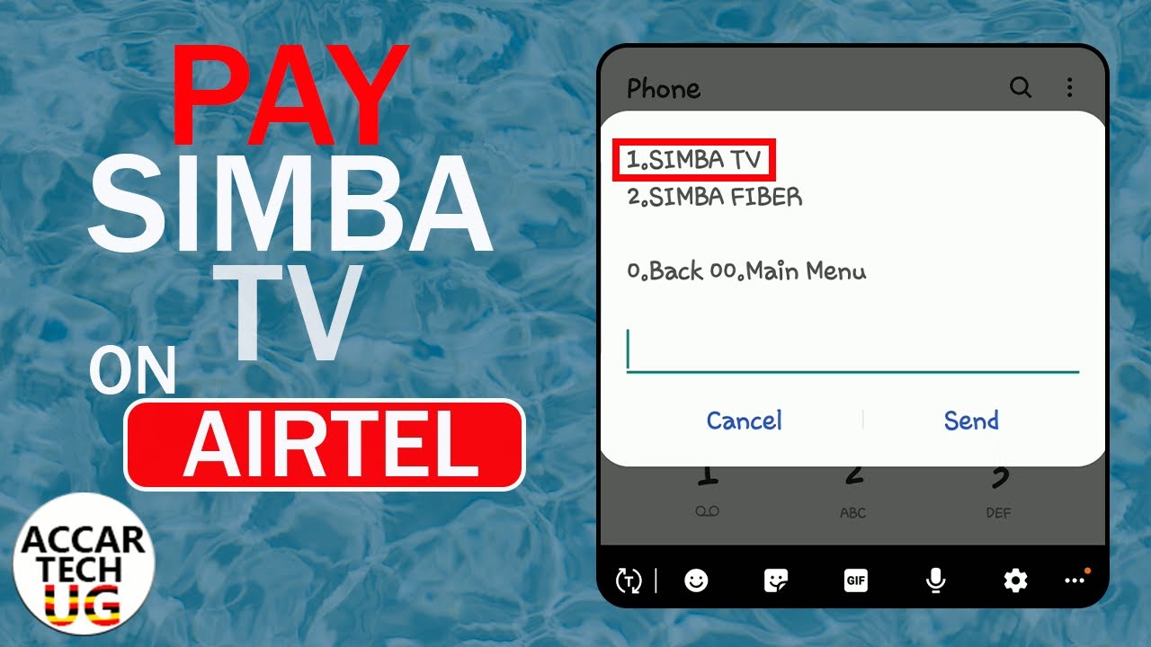 HOW TO PAY A SIMBA TV SUBSCRIPTION ON AIRTEL