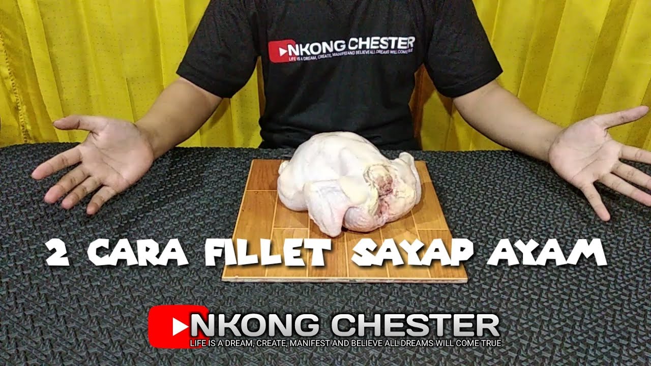 Cara fillet sayap ayam